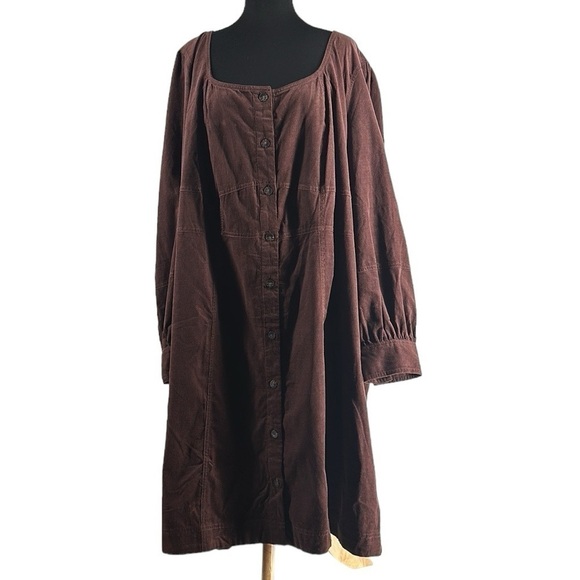 Madewell dress Esti Long Sleeve
Seamed Retro Dress Baby Corduroy fall sz 28W - Picture 6 of 11